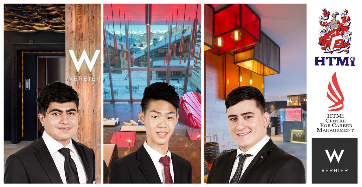 Congratulations to Kanan Yusifov, Taek Hwan Lee and Mehmet Gurdeniz for their ongoing internship at the W Hotel Verbier